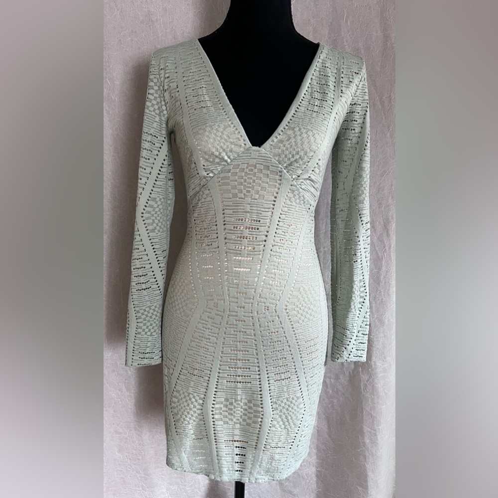 BeBe light Green Dress